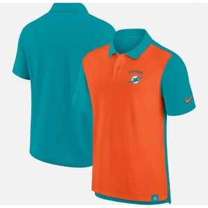 Miami Dolphins Nike Polo Shirt NFL Football Fan Apparel Gear‎ Size Medium NWT